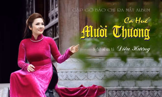 Album Ca Huế Mười Thương của NSƯT Diệu Hương.