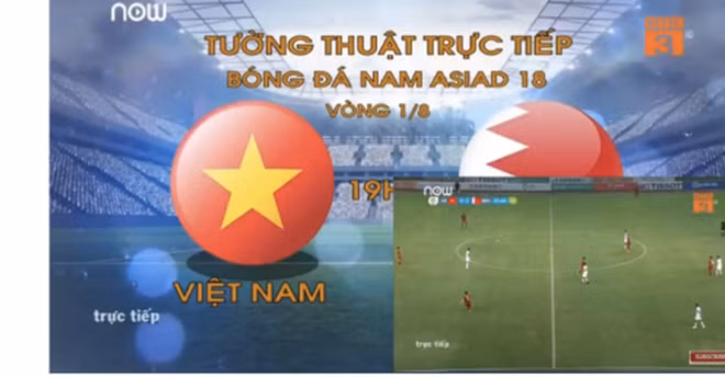 Một tài khoản livestream lậu bóng đá nam ASIAD 2018