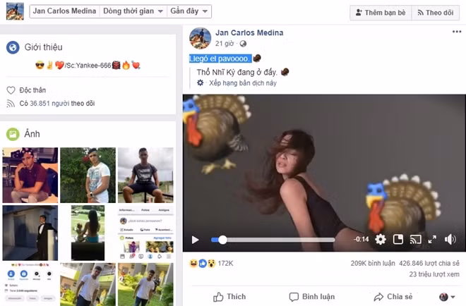 Đoạn video có nội dung khiêu dâm nhưng không bị Facebook ngăn chặn.
