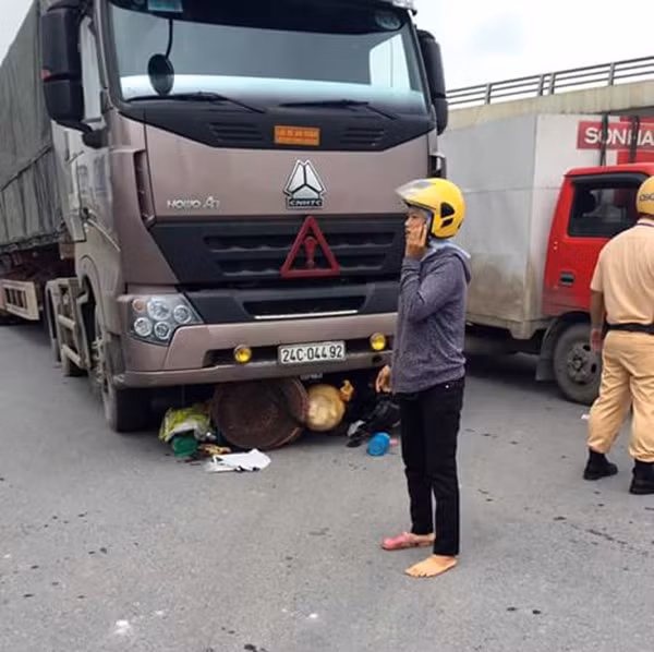 Hiện trường vụ tai nạn. Ảnh: Phùng Minh.