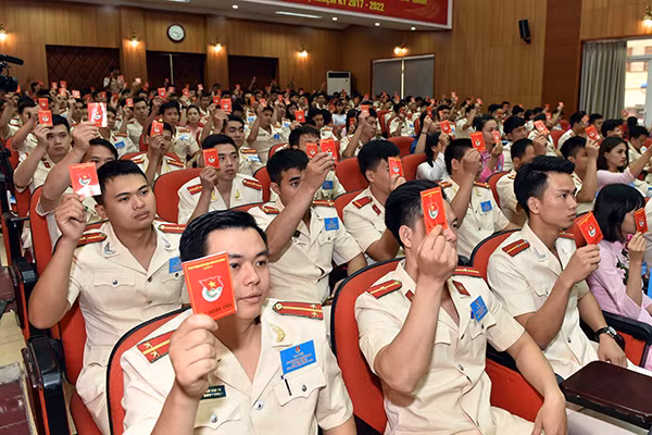Các đại biểu ĐVTN tại Đại hội