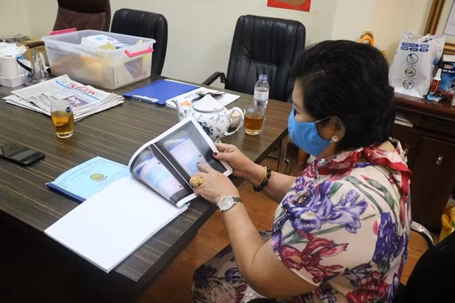 Bà Lê Thị Giàu. Ảnh: Huấn Cao.