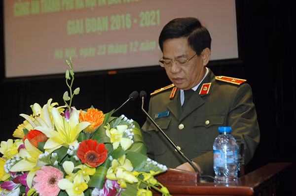 Thiếu tướng Đoàn Duy Khương phát biểu khai mạc tại Hội nghị ký quy chế phối hợp