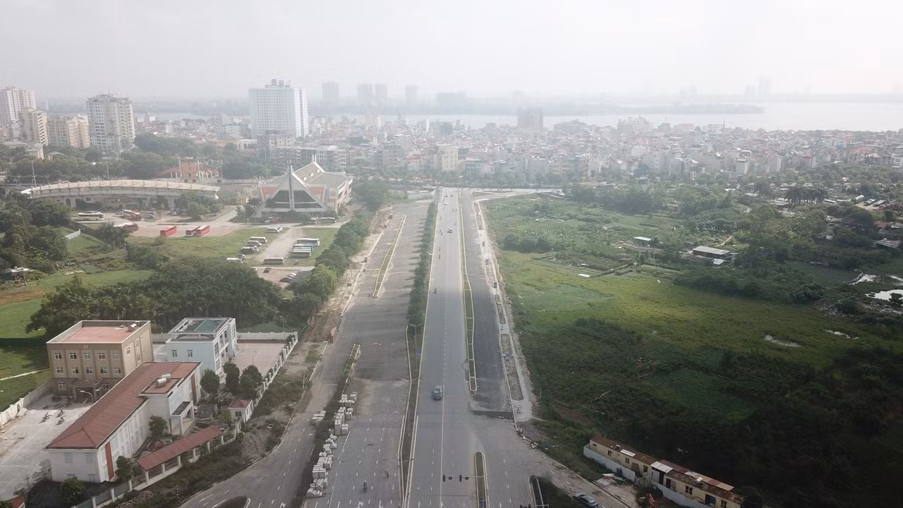 Nhìn từ trên... trời tuyến đường 10 làn xe nối hai tuyến vành đai ở thủ đô ảnh 2