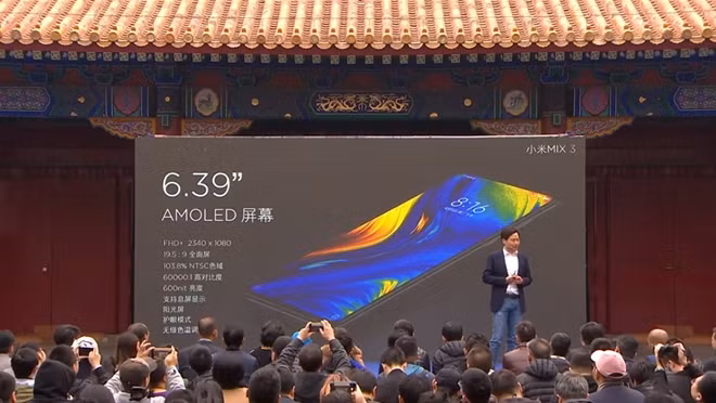 Buổi lễ giới thiệu Mi Mix 3 của Xiaomi tại Trung Quốc