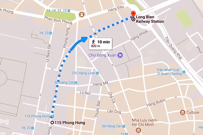 127 vòm cầu nằm trong dự án kéo dài từ phố Phùng Hưng đến hết phố Gầm Cầu.