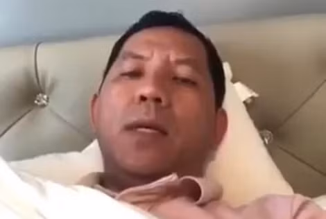 Hình ảnh ông Tâm xuất hiện trong video trên mạng để "trấn an" các nhà đầu tư.