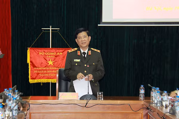 Thứ trưởng Nguyễn Văn Sơn phát biểu chỉ đạo tại Hội nghị triển khai công tác
