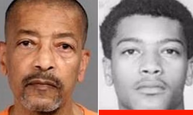 Leonard Moses hiện tại (bên trái) và năm 1968. Ảnh: FBI.