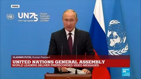 Tổng thống Nga Vladimir Putin.