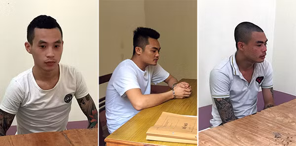 Các đối tượng Hoàng Văn Toàn, Nguyễn Văn Việt, Dương Văn Chung tại Cơ quan Cảnh sát điều tra Công an TP Cao Bằng. Các đối tượng Hoàng Văn Toàn, Nguyễn Văn Việt, Dương Văn Chung tại Cơ quan Cảnh sát điều tra Công an TP Cao Bằng.