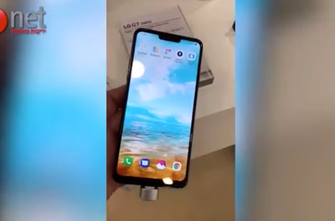 Tai thỏ xuất hiện trên LG G7.