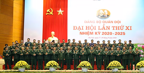 Có 61 đại biểu thay mặt Đảng bộ Quân đội dự Đại hội lần thứ XIII của Đảng.