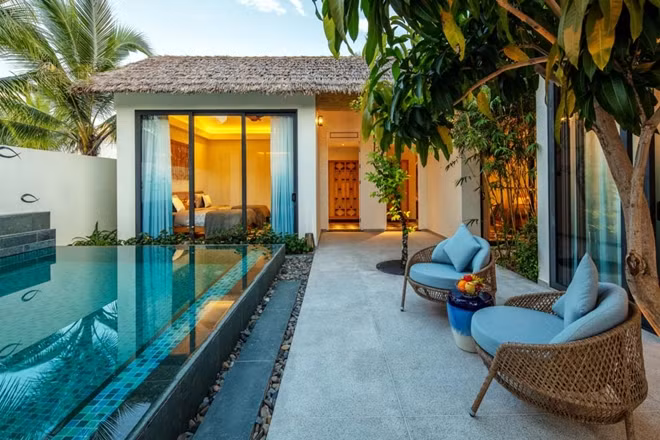 New World Phu Quoc Resort được thiết kế theo phong cách làng biển độc đáo
