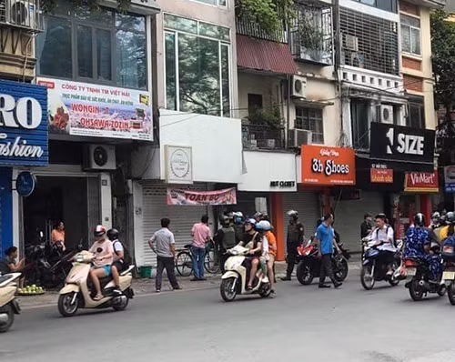 Hiện trường vụ việc.