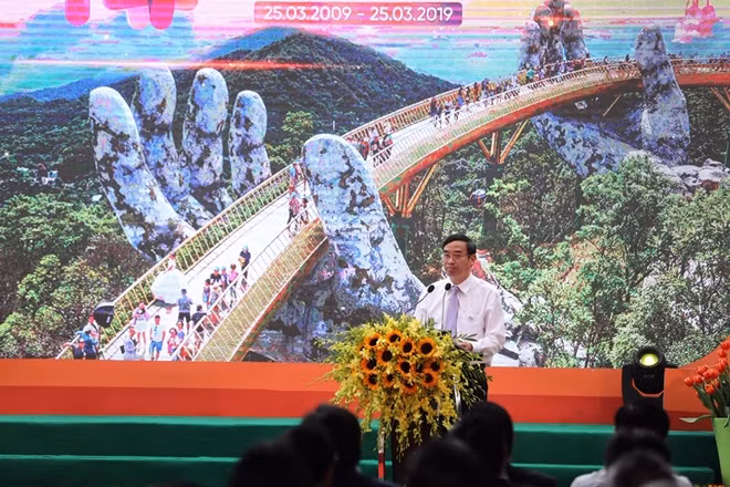 Ông Lê Trung Chinh, Phó Chủ tịch UBND Thành phố Đà Nẵng phát biểu tại sự kiện