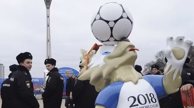 Lực lượng cảnh sát du lịch của Nga với nhiệm vụ bảo vệ World Cup 2018.
