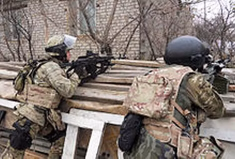 Thành viên Spetsnaz trong một vụ giải cứu con tin.