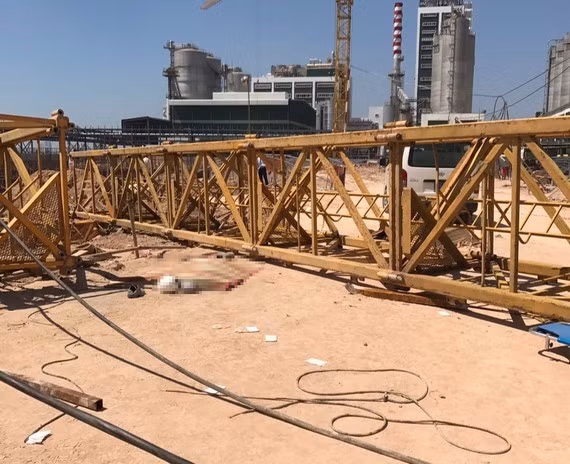 Vụ TNLĐ nghiêm trọng khi sập cẩu tháp xảy ra vào cuối tháng 2-2020 ở công trình xây dựng xã Lai Uyên, huyện Bàu Bàng.