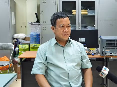 Ông Nguyễn Trọng Nghĩa - Trưởng BQL chợ Long Biên.