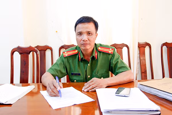 Trung tá Phạm Ngọc Anh.
