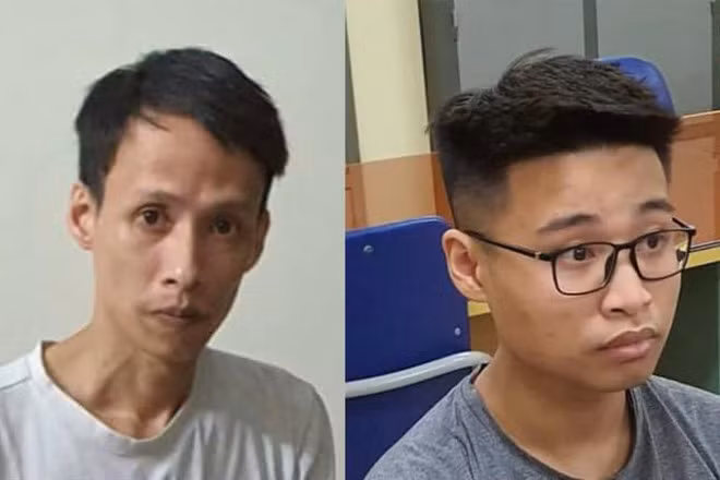 Toản và Thư tại cơ quan Công an.