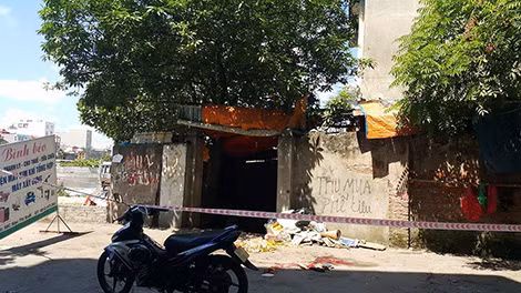 Ngôi nhà xảy ra án mạng.