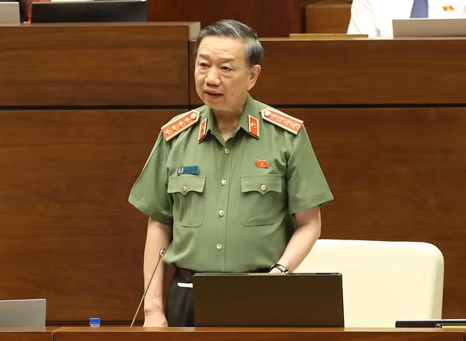 Bộ trưởng Bộ Công an Tô Lâm.