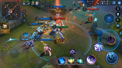 Hình ảnh trong game Liên quân Mobile.