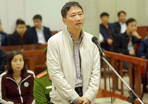 Bị cáo Trịnh Xuân Thanh.