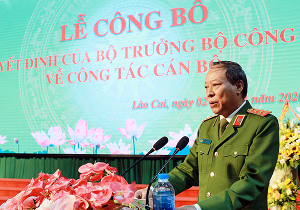 Thứ trưởng Lê Quý Vương phát biểu tại buổi lễ. Thứ trưởng Lê Quý Vương phát biểu tại buổi lễ.