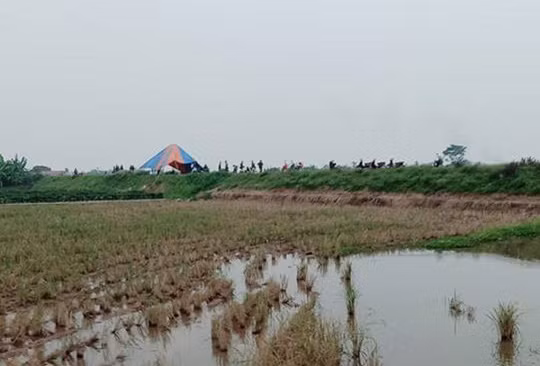 Hiện trường nơi phát hiện thi thể chị Hằng