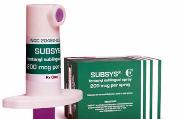 Thuốc xịt giảm đau Subsys. Thuốc xịt giảm đau Subsys.