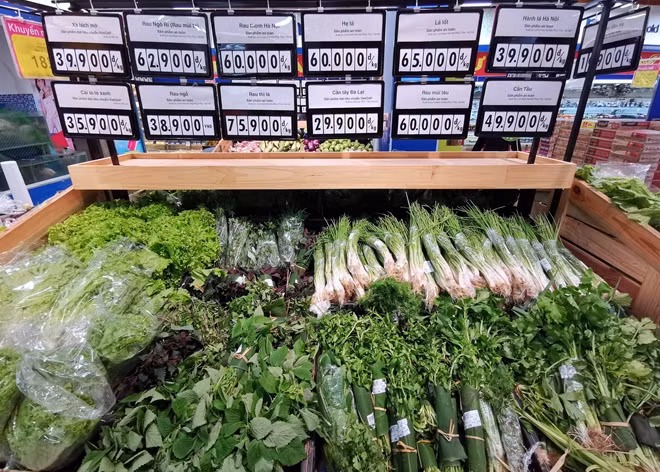 Ghi nhận tại siêu thị Big C Thăng Long trong sáng ngày 5/2, các mặt hàng thực phẩm thiết yếu khá dồi dào. Không có hiện tượng người dân đổ xô đi mua thực phẩm tích trữ do lo ngại dịch bệnh viêm đường hô hấp cấp do chủng mới của virus Corona gây ra.