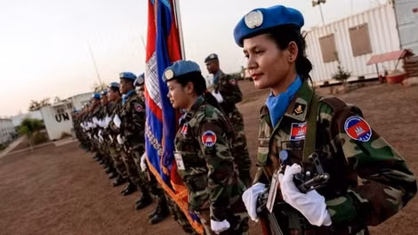 Nữ đặc nhiệm quốc tế giữ gìn hòa bình tại Mali.