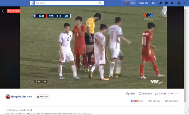 Một kênh phát lậu lấy sóng từ VTV.