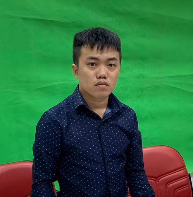 Bị can Nguyễn Thái Lĩnh.