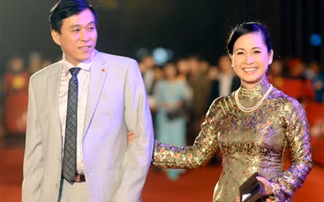 NSND Lan Hương và chồng, NSƯT Đỗ Kỷ.