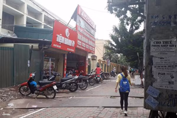 Hiện trường vụ việc.
