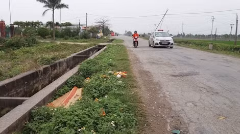 Hiện trường xảy ra vụ tai nạn thương tâm.