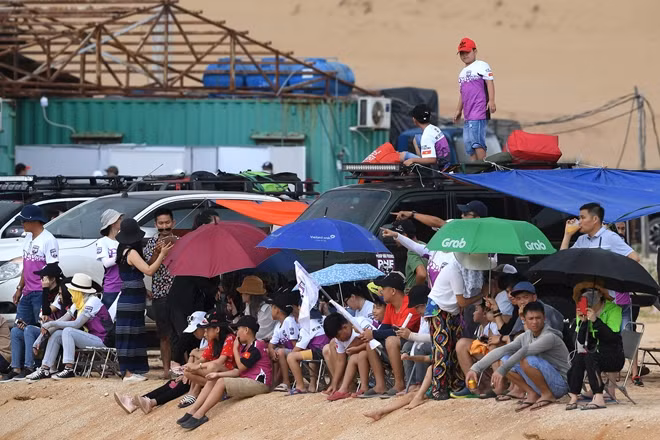 Giải đua xe địa hình Mui Dinh Challenge 2019 thu hút đông đảo người xem, mãn nhãn với những tình huống xử lý ngoạn mục từ các tay đua.