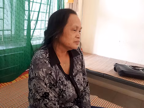 Bà Phương, vợ ông Đắc kể lại sự việc.