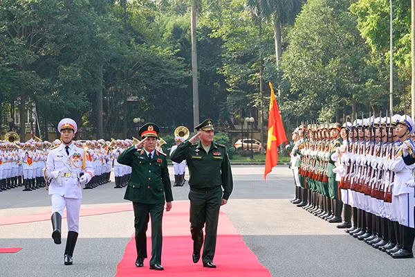 Quang cảnh buổi đón tiếp
