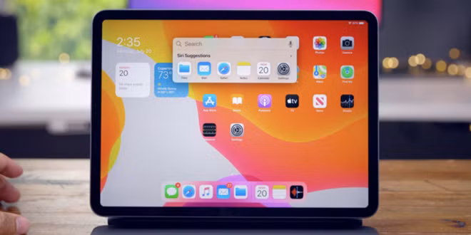 Giao diện iPadOS 14 trên iPad