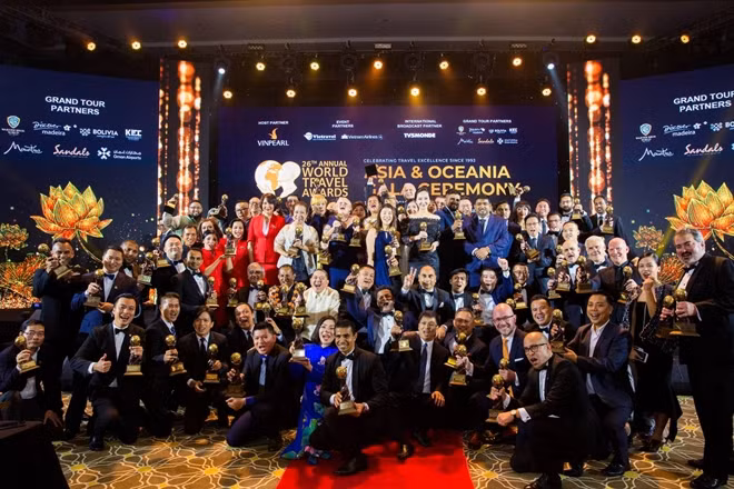 Việt Nam là tâm điểm trong 145 giải thưởng danh giá nhất của WTA châu Á & châu Đại Dương đã được trao tối qua tại Vinpearl Convention Center Phú Quốc.