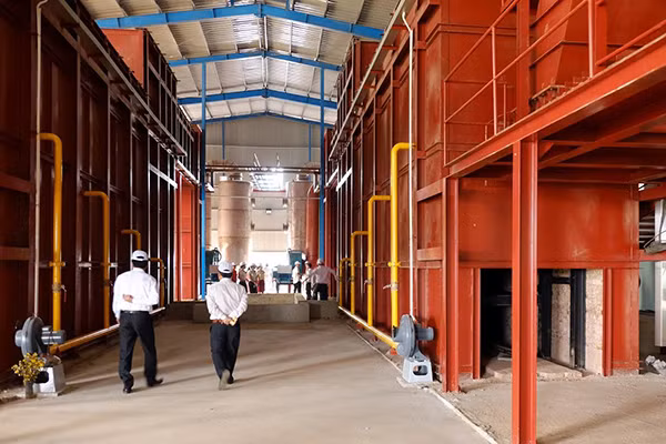 Một góc Nhà máy xử lý chất thải công nghiệp và chất thải nguy hại khu vực II. Ảnh: ĐỨC TRÍ Một góc Nhà máy xử lý chất thải công nghiệp và chất thải nguy hại khu vực II. Ảnh: ĐỨC TRÍ
