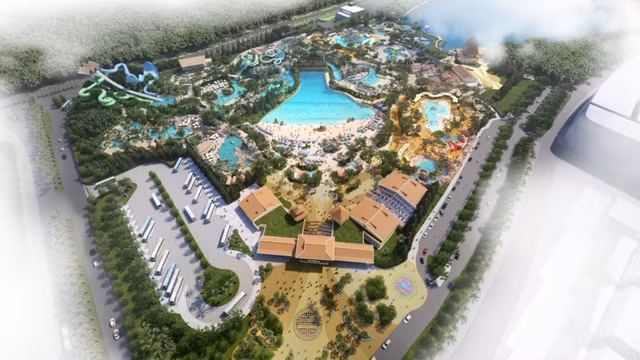 Tổng thể quy mô dự án Phu Quoc Marina Water Park.