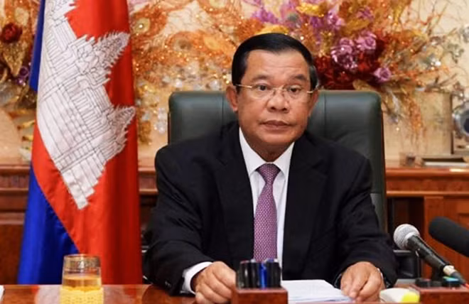 Chủ tịch Đảng Nhân dân Campuchia (CPP), Thủ tướng Chính phủ Campuchia Hun Sen. Ảnh: MOFA