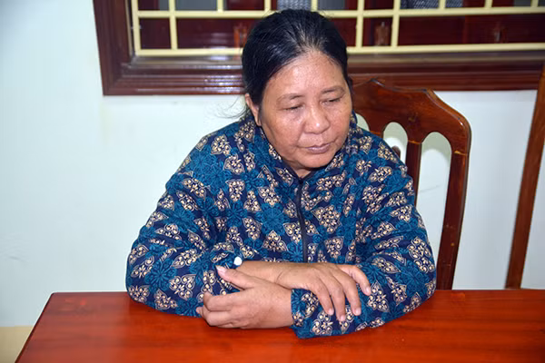 Bị can Nguyễn Thị Hương
