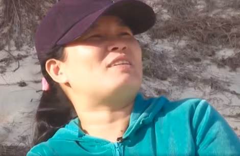 “Thủ lĩnh” biệt đội “rái cá” Phạm Thị Kiều.